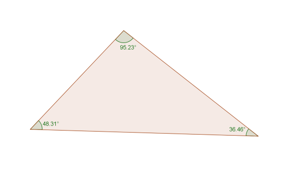 The angles of any triangle sum to two right angles.