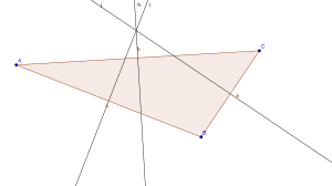 The third perpendicular bisector seemed to intersect the first two.